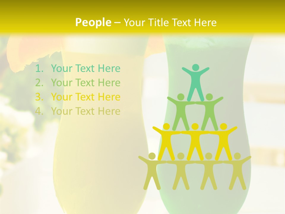 Luxury Garnish Green PowerPoint Template