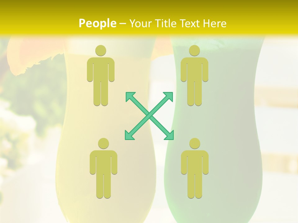 Luxury Garnish Green PowerPoint Template