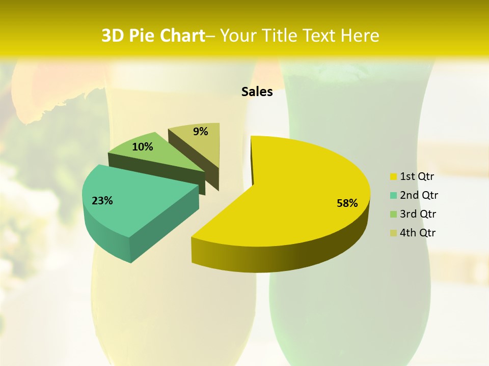 Luxury Garnish Green PowerPoint Template