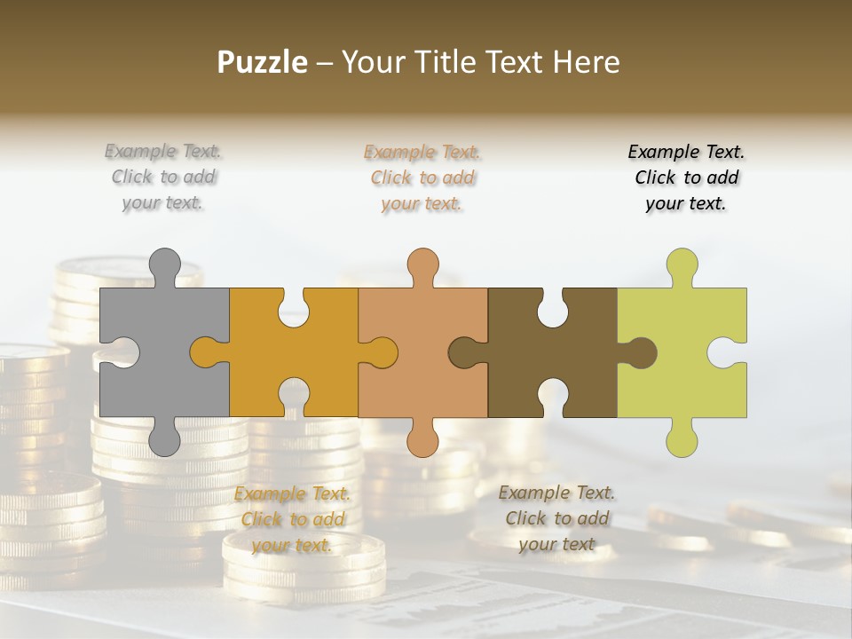 Statistics Cash Corporate PowerPoint Template