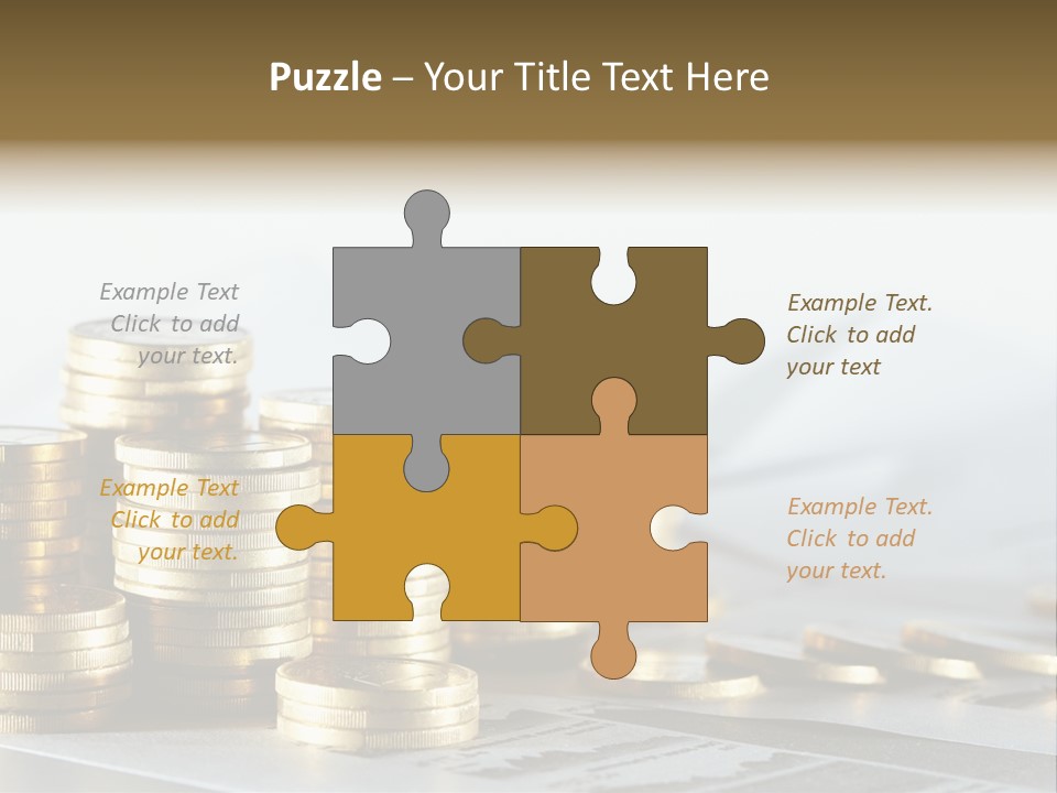 Statistics Cash Corporate PowerPoint Template