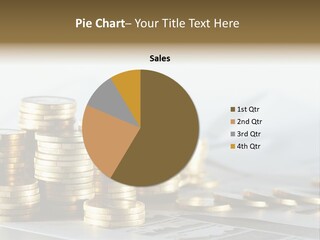 Statistics Cash Corporate PowerPoint Template