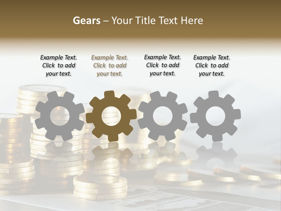 Statistics Cash Corporate PowerPoint Template