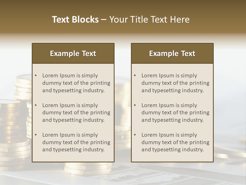 Statistics Cash Corporate PowerPoint Template
