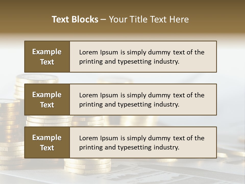 Statistics Cash Corporate PowerPoint Template