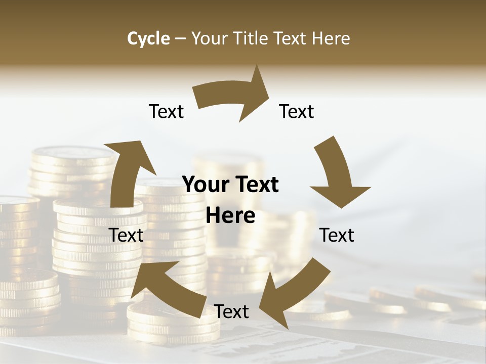 Statistics Cash Corporate PowerPoint Template