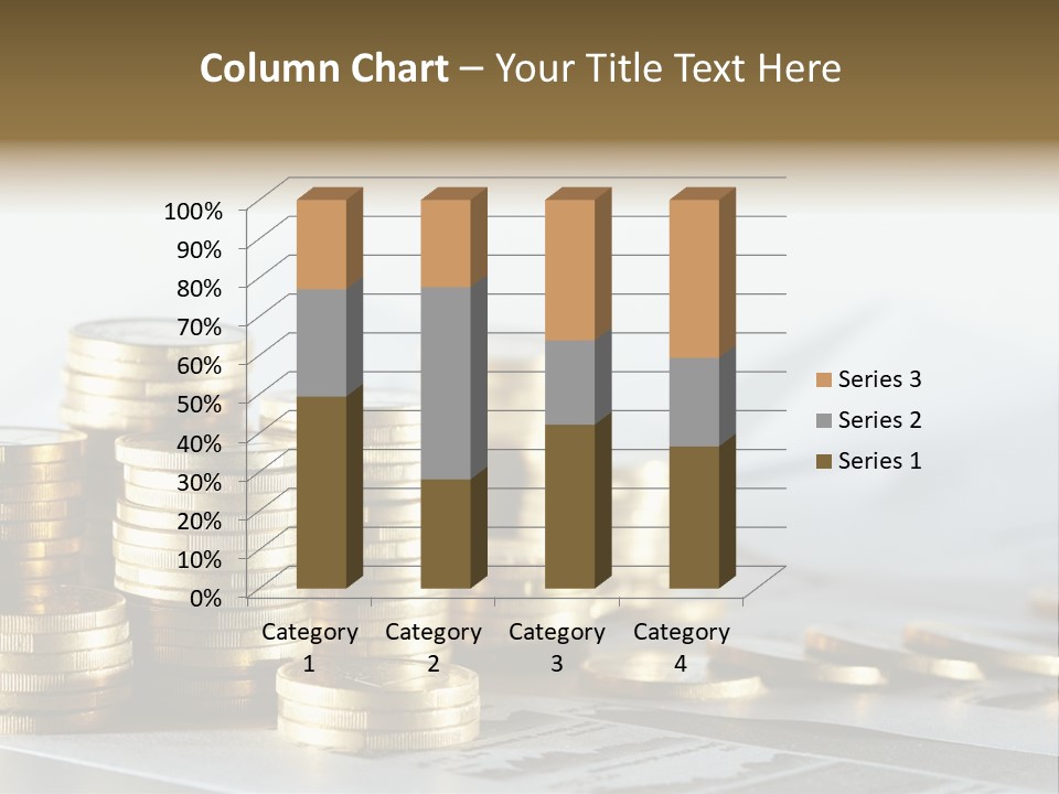 Statistics Cash Corporate PowerPoint Template