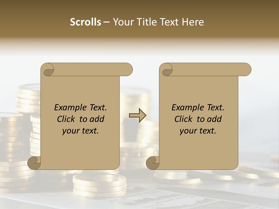 Statistics Cash Corporate PowerPoint Template