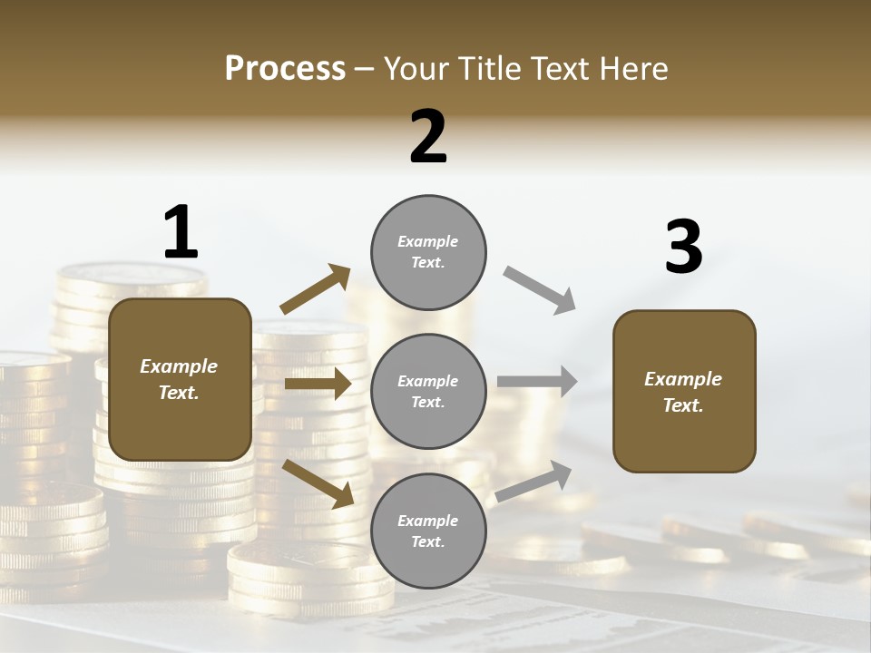 Statistics Cash Corporate PowerPoint Template