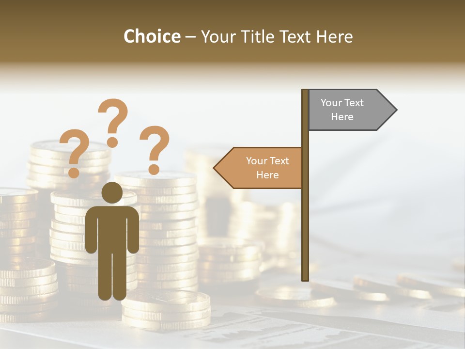 Statistics Cash Corporate PowerPoint Template