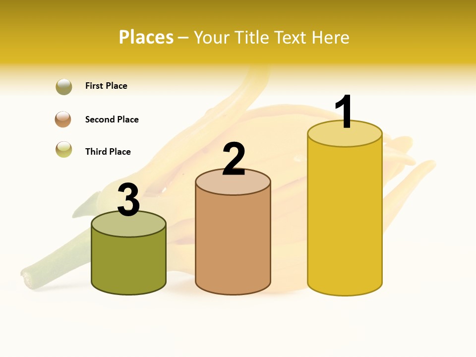 Ylang Ylang Plant Background PowerPoint Template