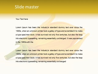 Ylang Ylang Plant Background PowerPoint Template