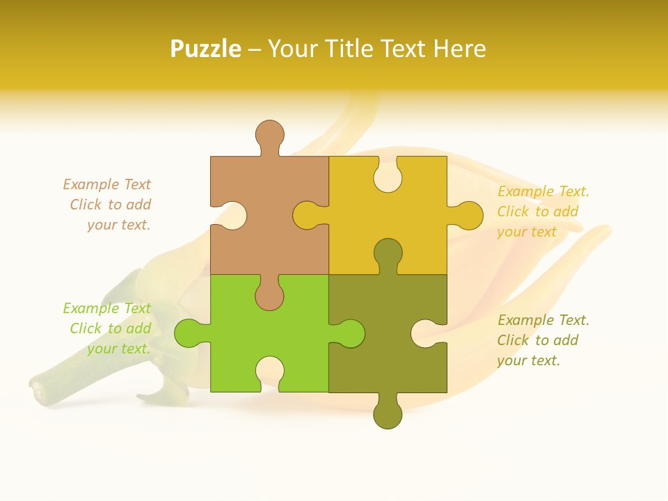 Ylang Ylang Plant Background PowerPoint Template