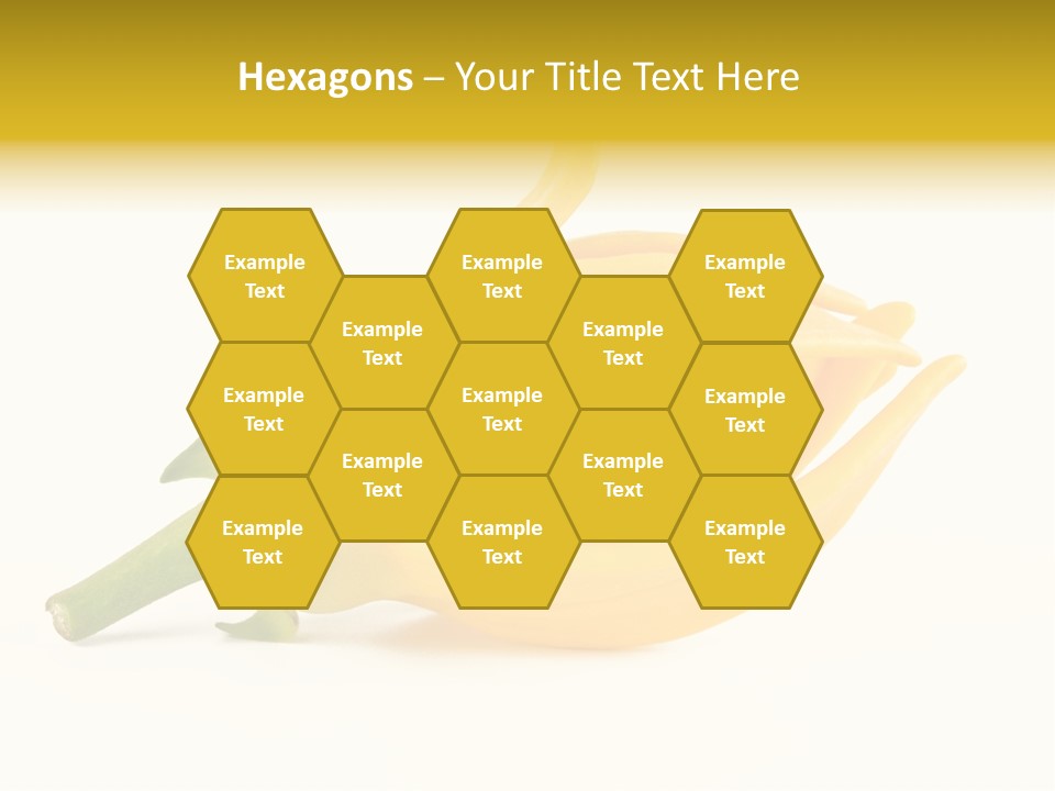 Ylang Ylang Plant Background PowerPoint Template