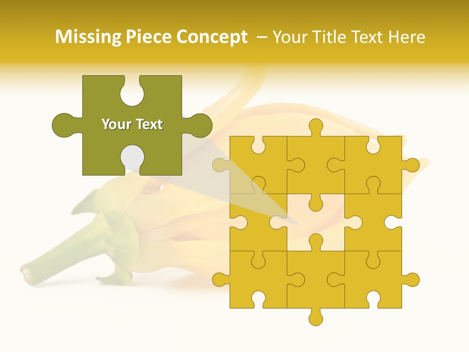 Ylang Ylang Plant Background PowerPoint Template
