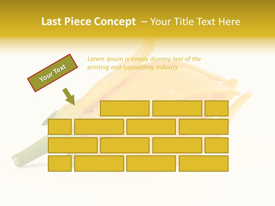Ylang Ylang Plant Background PowerPoint Template