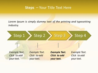 Ylang Ylang Plant Background PowerPoint Template