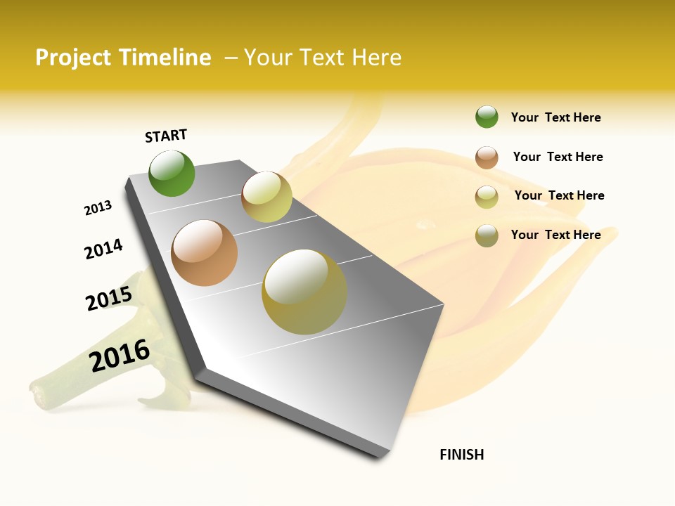 Ylang Ylang Plant Background PowerPoint Template