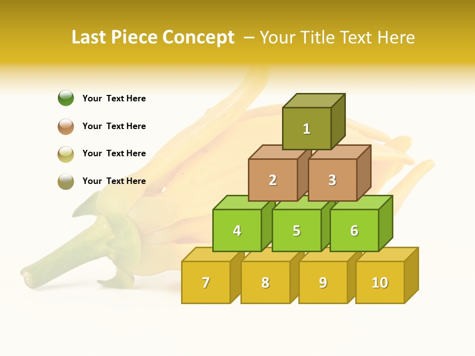 Ylang Ylang Plant Background PowerPoint Template