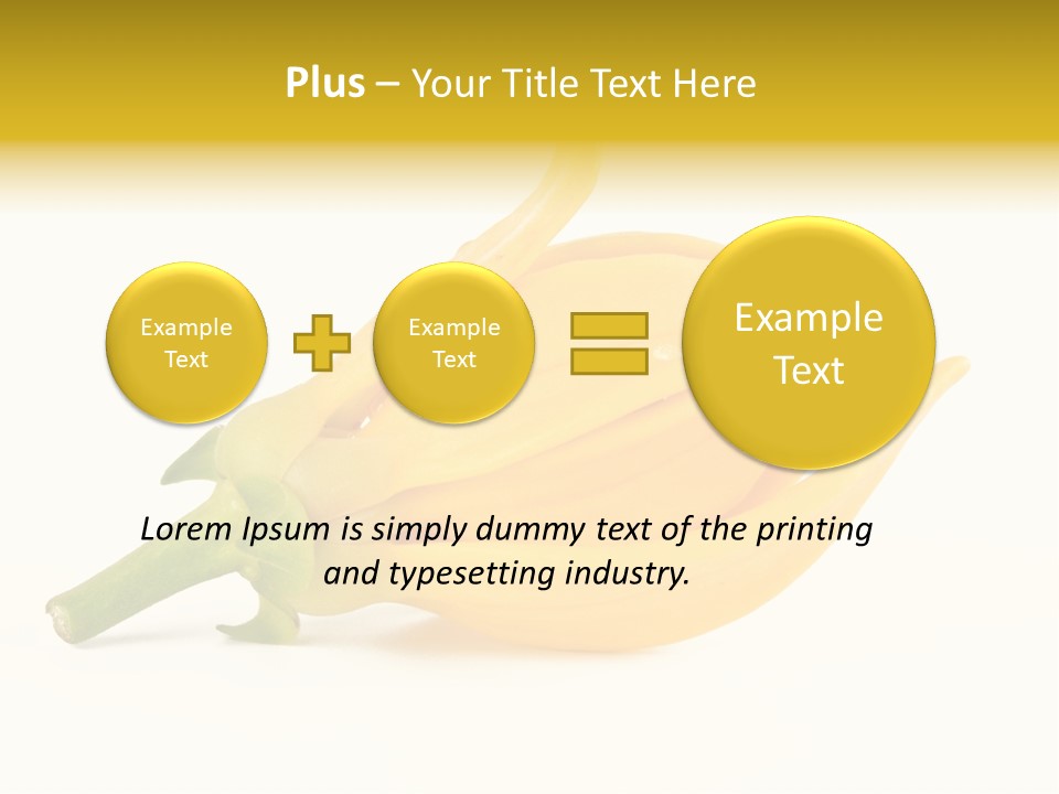 Ylang Ylang Plant Background PowerPoint Template
