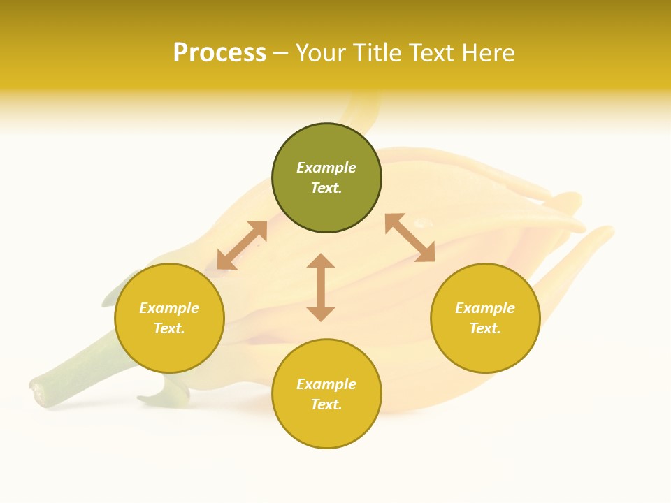 Ylang Ylang Plant Background PowerPoint Template