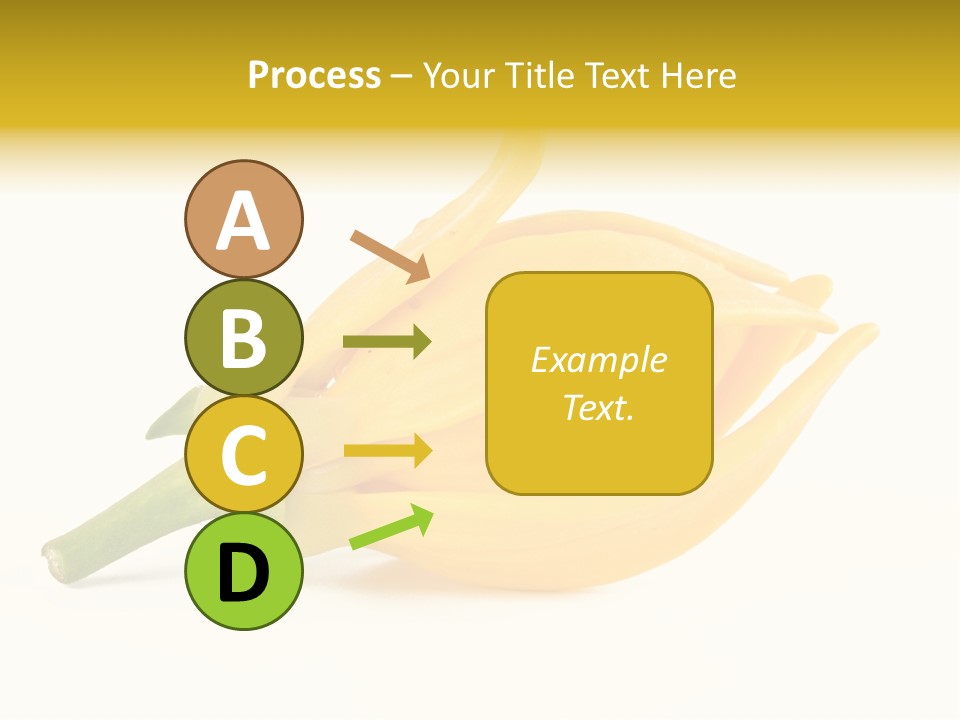 Ylang Ylang Plant Background PowerPoint Template