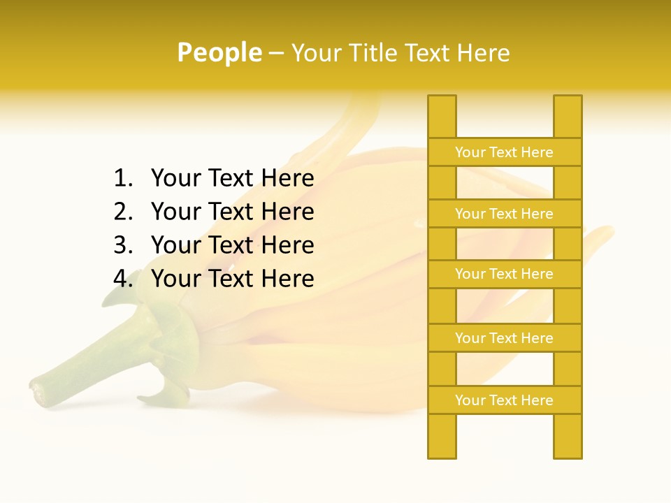 Ylang Ylang Plant Background PowerPoint Template
