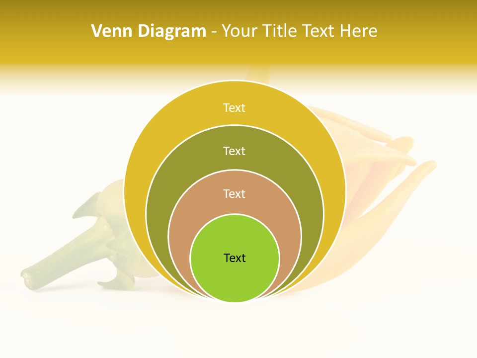 Ylang Ylang Plant Background PowerPoint Template