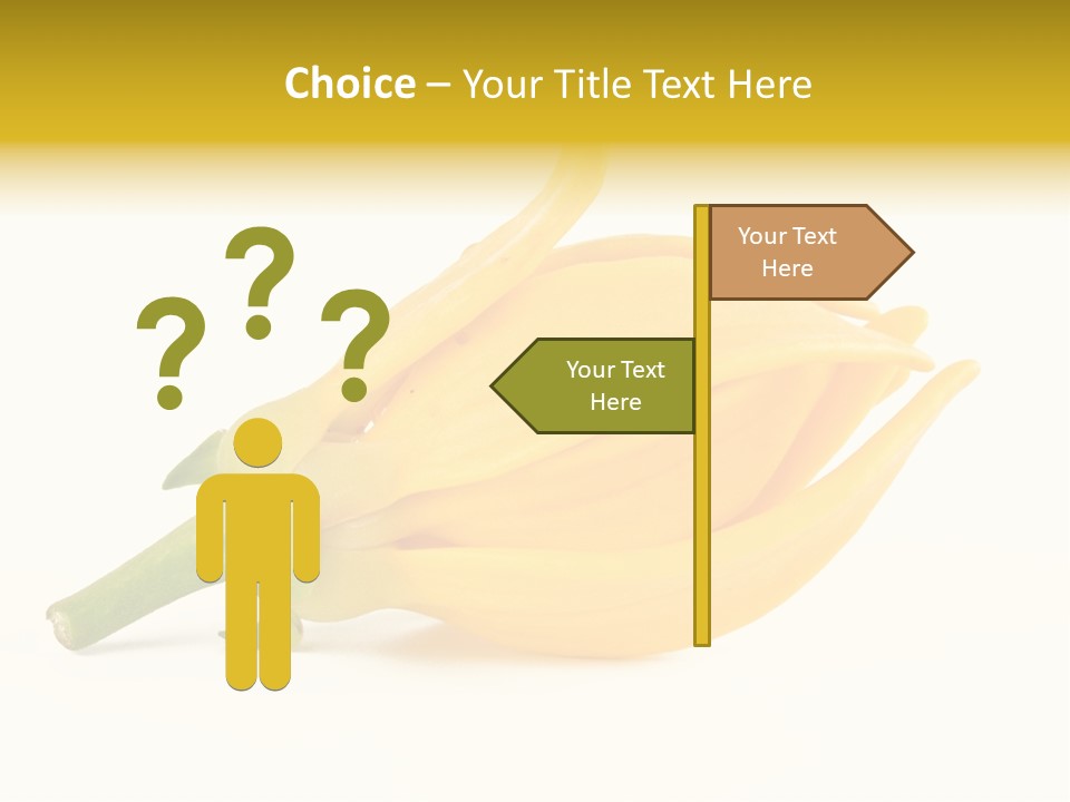 Ylang Ylang Plant Background PowerPoint Template