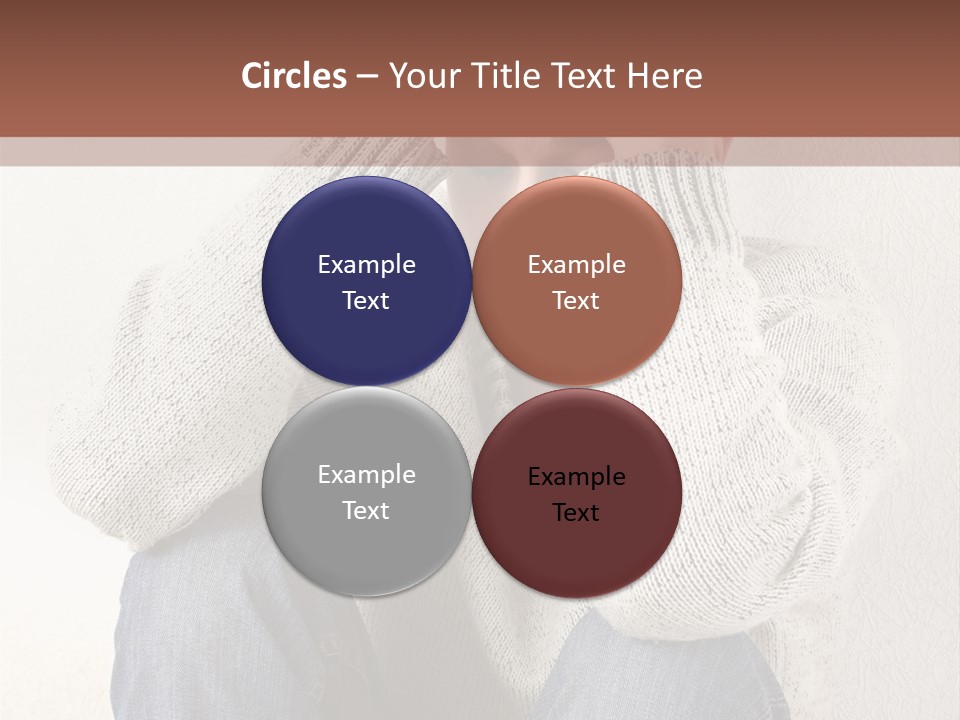 Male Thinking Teen PowerPoint Template