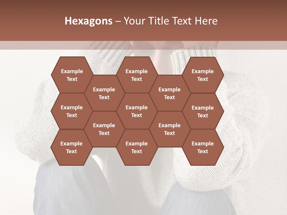 Male Thinking Teen PowerPoint Template