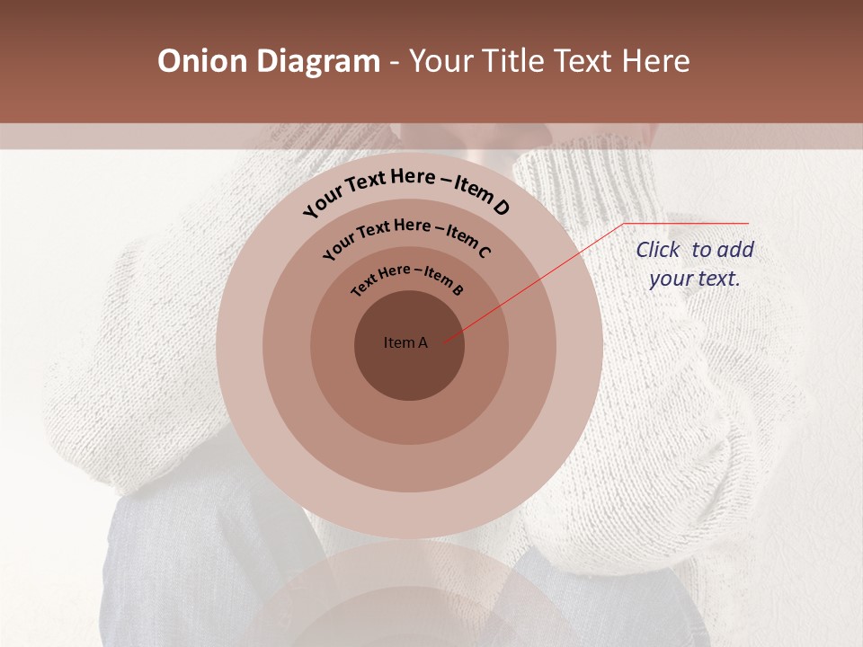 Male Thinking Teen PowerPoint Template