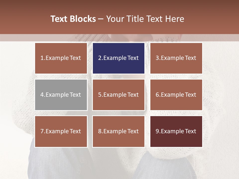 Male Thinking Teen PowerPoint Template