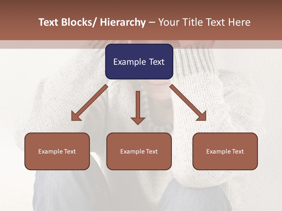 Male Thinking Teen PowerPoint Template