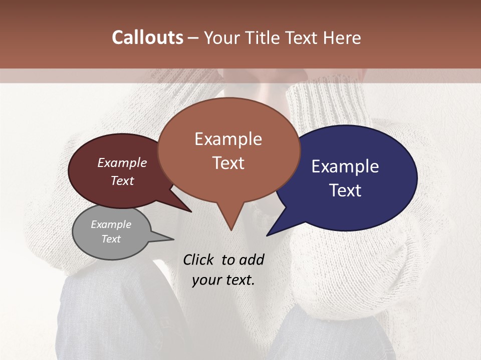 Male Thinking Teen PowerPoint Template