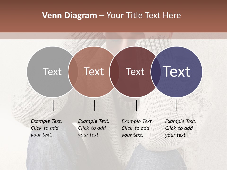 Male Thinking Teen PowerPoint Template