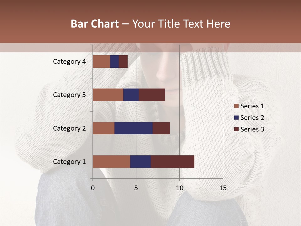 Male Thinking Teen PowerPoint Template