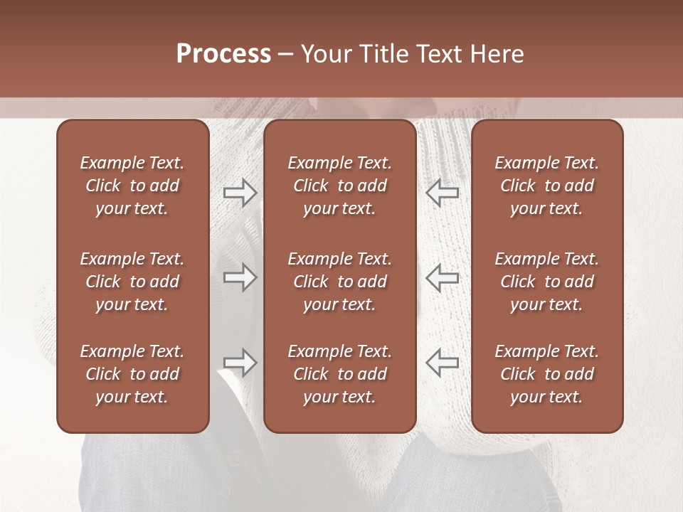 Male Thinking Teen PowerPoint Template