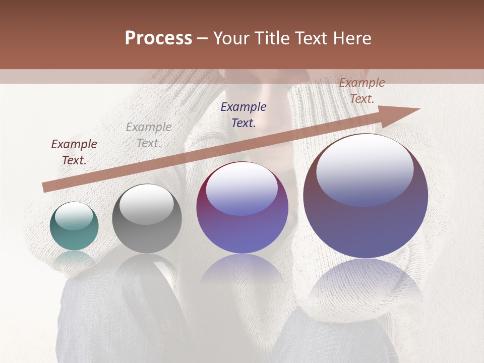 Male Thinking Teen PowerPoint Template