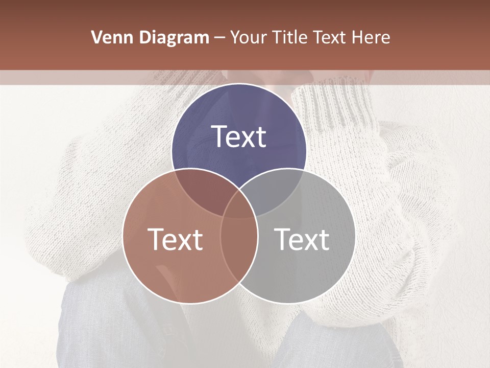 Male Thinking Teen PowerPoint Template