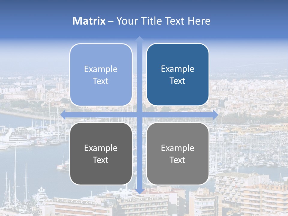 Sun Holiday City PowerPoint Template