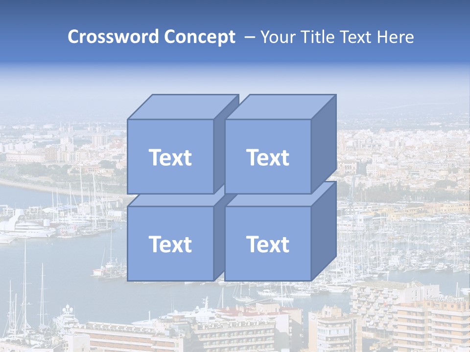 Sun Holiday City PowerPoint Template