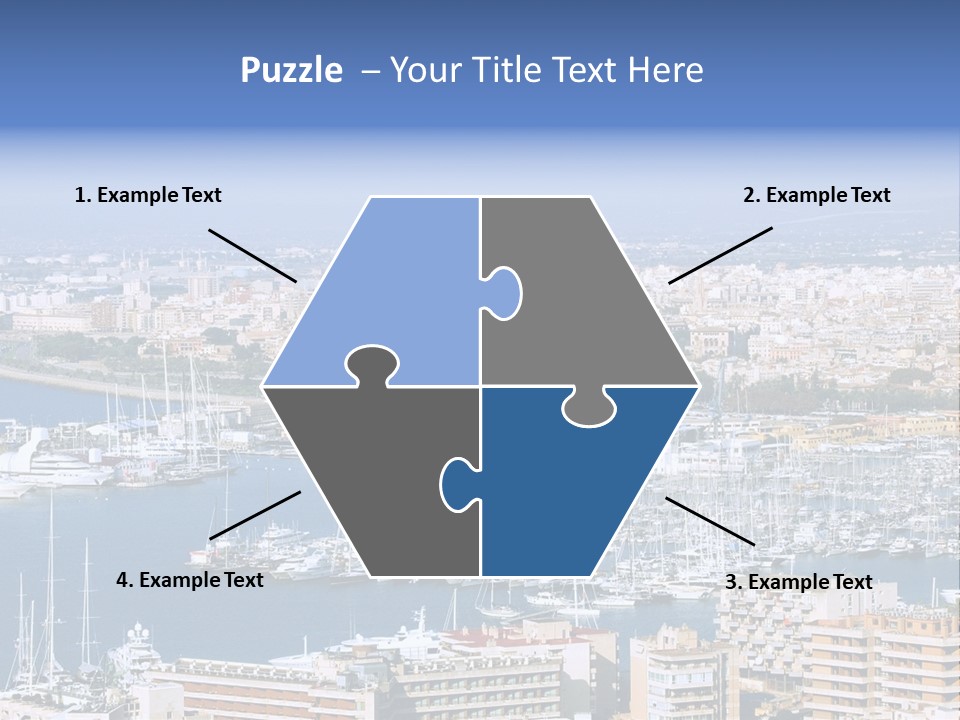 Sun Holiday City PowerPoint Template