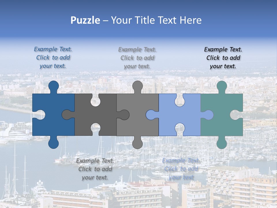 Sun Holiday City PowerPoint Template