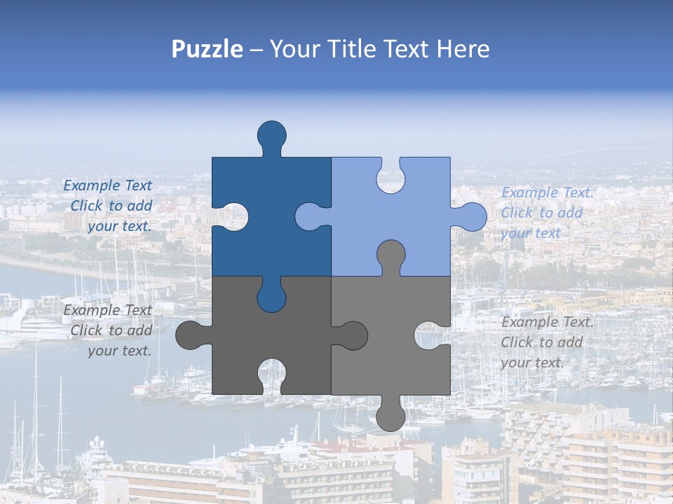 Sun Holiday City PowerPoint Template