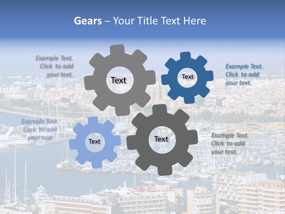 Sun Holiday City PowerPoint Template