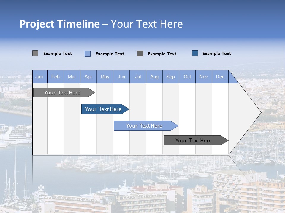 Sun Holiday City PowerPoint Template
