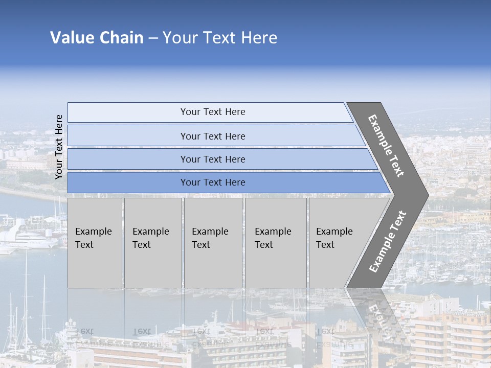 Sun Holiday City PowerPoint Template