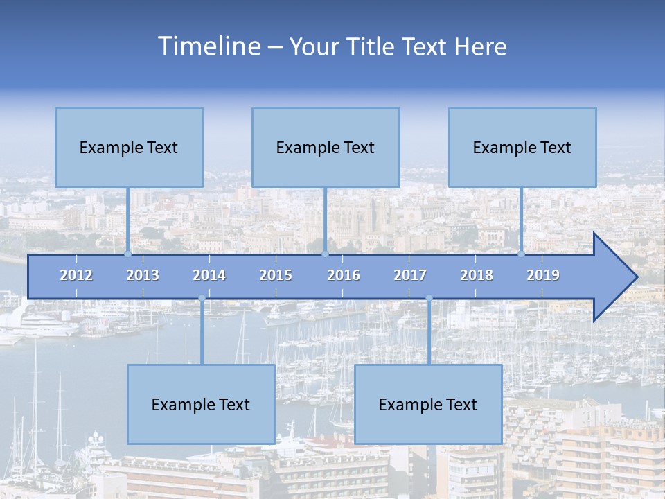 Sun Holiday City PowerPoint Template