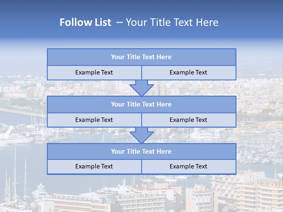 Sun Holiday City PowerPoint Template